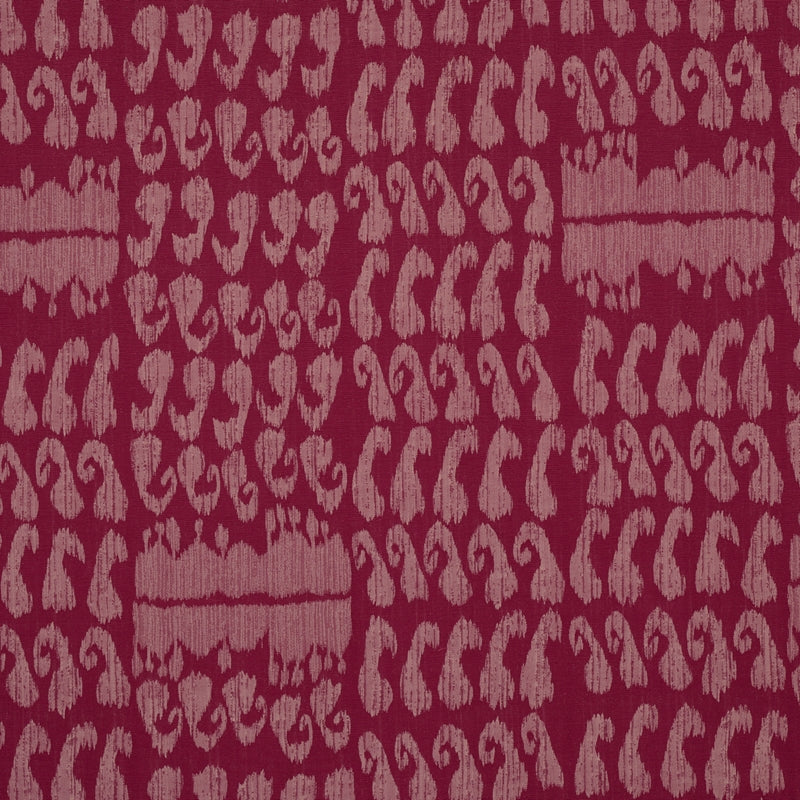 Purchase sample of 80382 Nallamala Fabric, Garnet by Schumacher Fabric