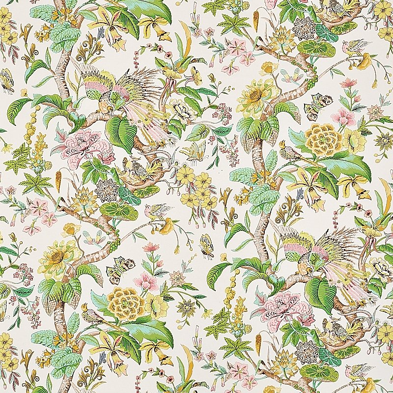 Purchase sample of 1314001 Cranley Garden, Pink by Schumacher Fabric