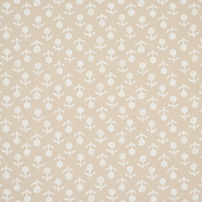 Shop 5011942 Beatriz Natural Schumacher Wallcovering Wallpaper