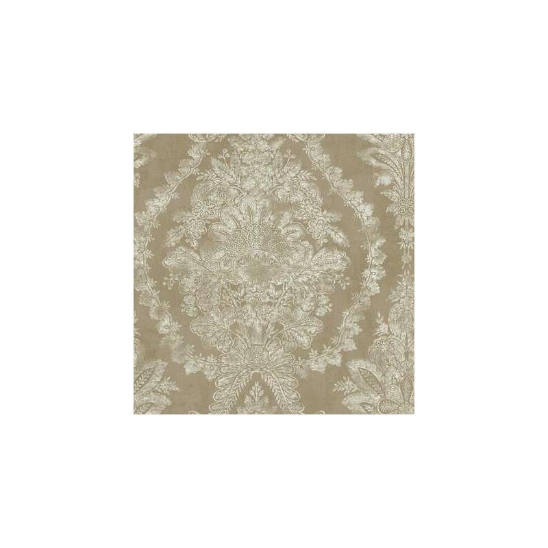 Sample - KT2217 Ronald Redding 24 Karat, Charleston Damask Wallpaper Bronze by Ronald Redding
