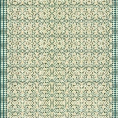 Buy GWF-3506.5.0 Maze Blue Geometric by Groundworks Fabric