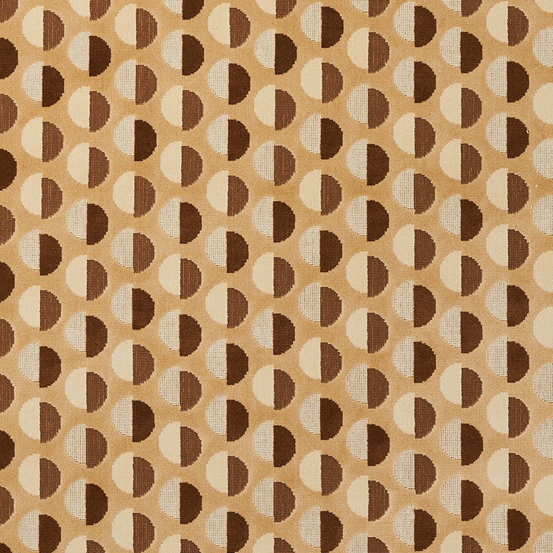Purchase sample of 80852 Half Moon Velvet, Camel by Schumacher Fabric