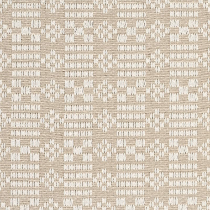 Purchase sample of 76792 Wilson Embroidery, Sand by Schumacher Fabric