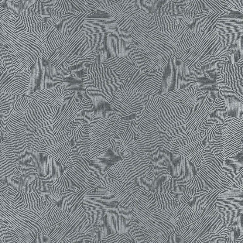 Save on 5007770 Labyrinth Metallic Mercury Schumacher Wallpaper