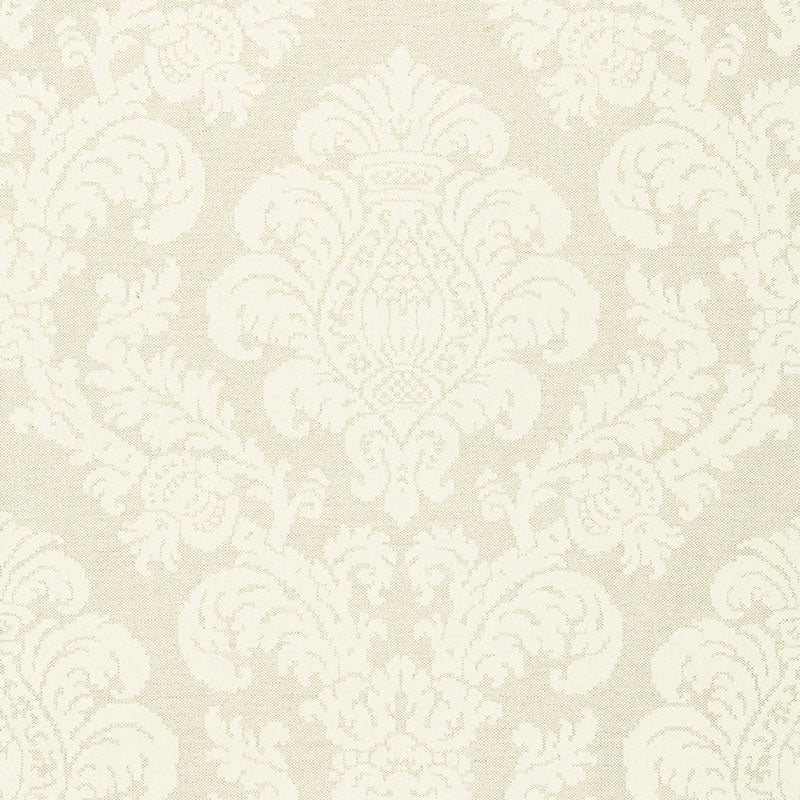 Purchase sample of 66630 Firenze Linen Damask, Oat by Schumacher Fabric