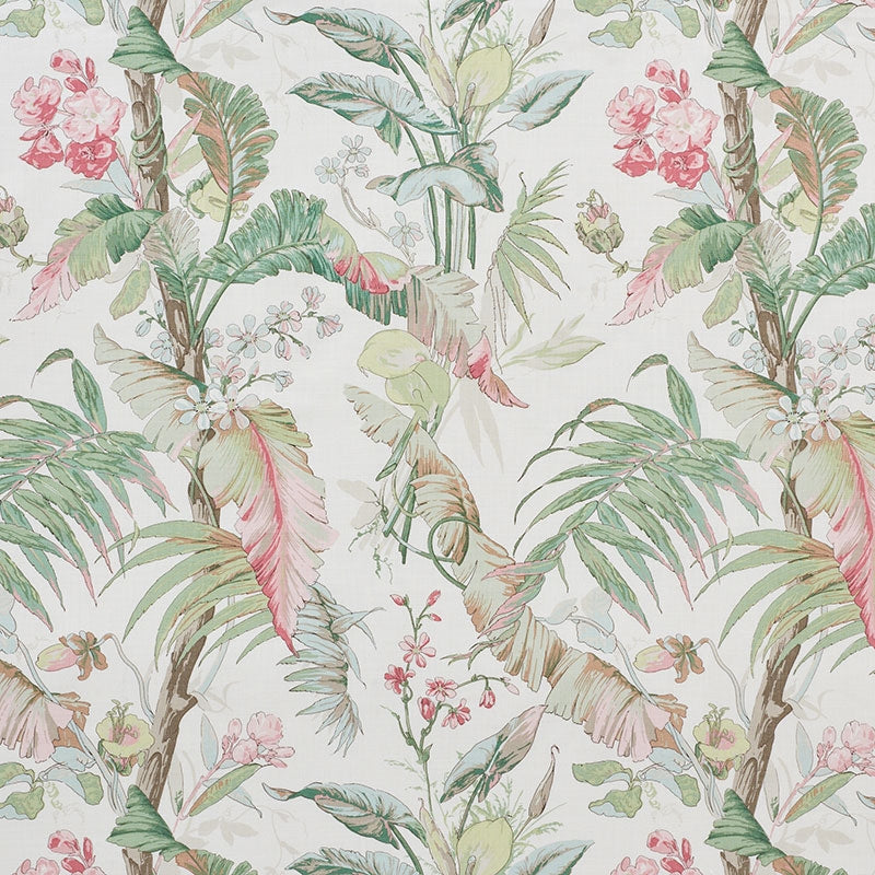 Purchase sample of 178130 Tropique, Blush by Schumacher Fabric