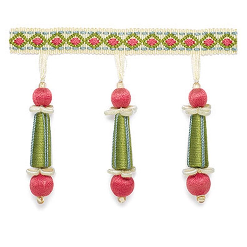 63281 | Addington Molded Tassel Fringe, Bloom - Schumacher Fabric