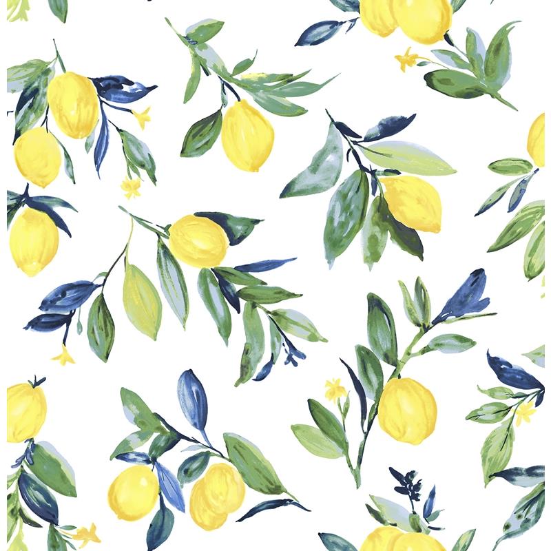 Looking NUS3161 Lemon Drop Yellow Nature Peel and Stick by Wallpaper