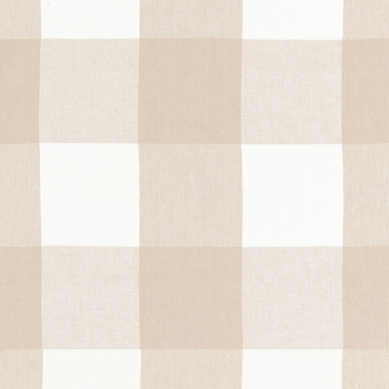 Purchase sample of 68371 Key Largo Check, Sahara by Schumacher Fabric