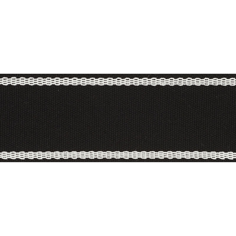 72405 | Sullivan Tape, Black - Schumacher Fabric