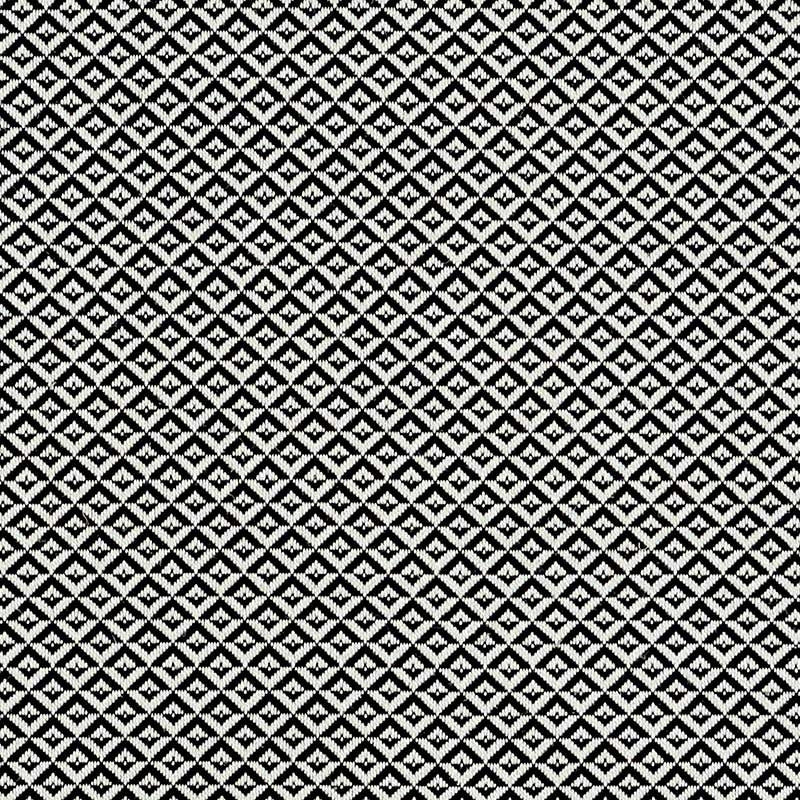 Purchase sample of 69845 Jamison, Black by Schumacher Fabric