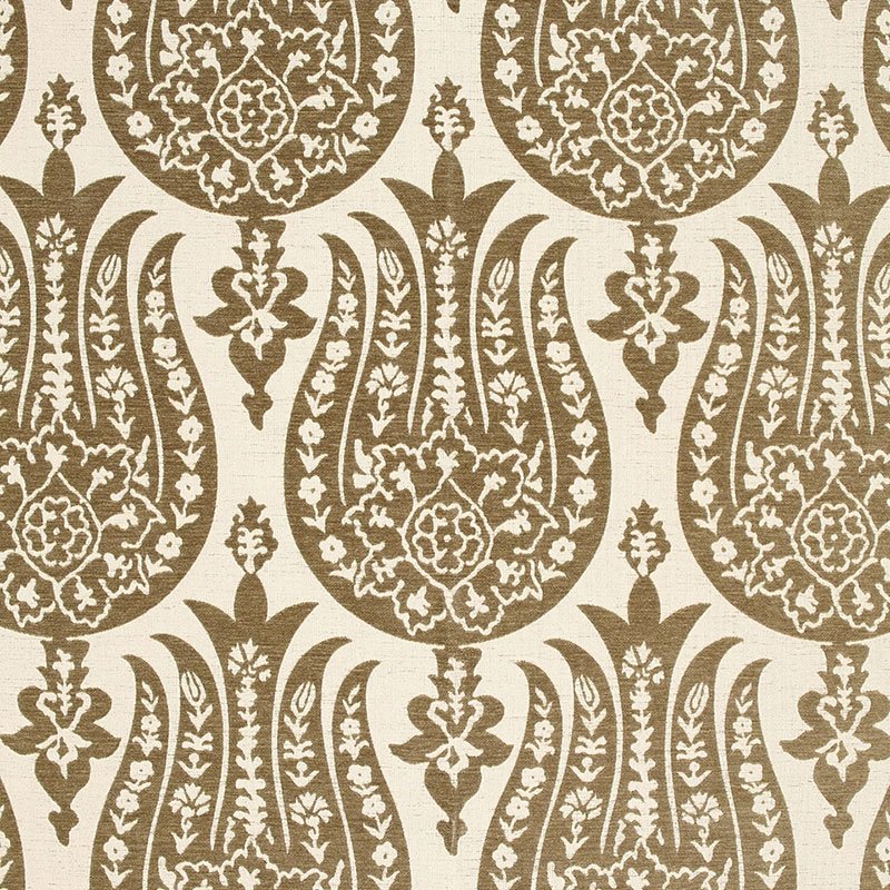 Purchase sample of 65860 Izmir Chenille, Mocha by Schumacher Fabric
