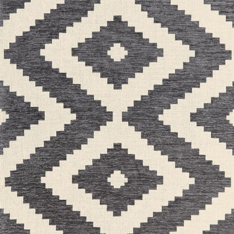 Purchase sample of 66760 Vail Chenille, Cinder by Schumacher Fabric