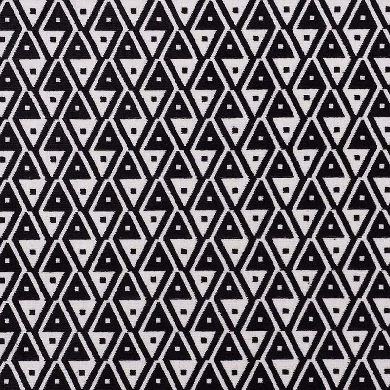 Purchase sample of 72992 Hoffmann Velvet, Onyx by Schumacher Fabric