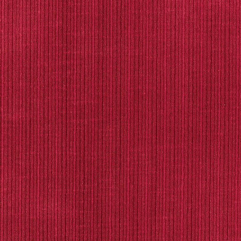 Purchase sample of 69774 Antique Strie Velvet, Scarlet by Schumacher Fabric