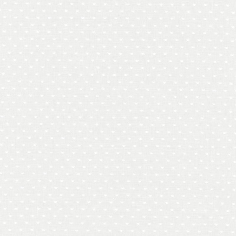 Purchase sample of 55990 Rosabel Dot Sheer, White by Schumacher Fabric
