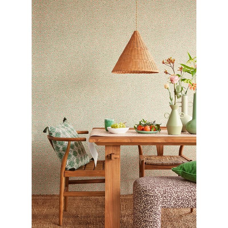 316050 Posy Marguerite Light Green Floral Wallpaper by Eijffinger,316050 Posy Marguerite Light Green Floral Wallpaper by Eijffinger2