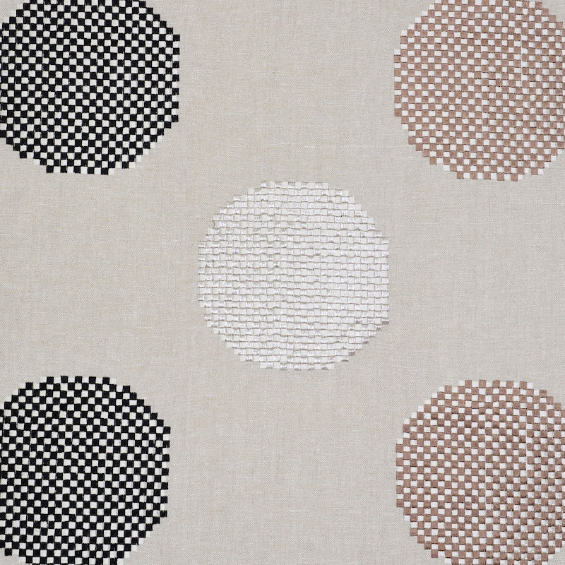 Purchase sample of 78940 Hansen Embroidery, Neutral by Schumacher Fabric