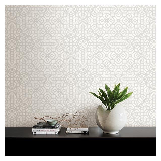 Save on 2716-23844 Element Neutral Mosaic A-Street Prints Wallpaper