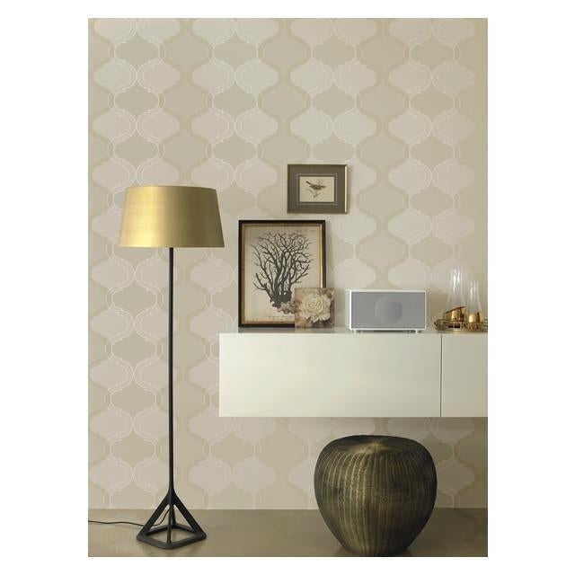Save WW-269061 Cosy White Grey Geometric by Washington Wallpaper