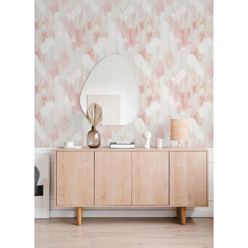 Buy 2975-26259 Scott Living II Mahi Blush Abstract Blush A-Street Prints Wallpaper