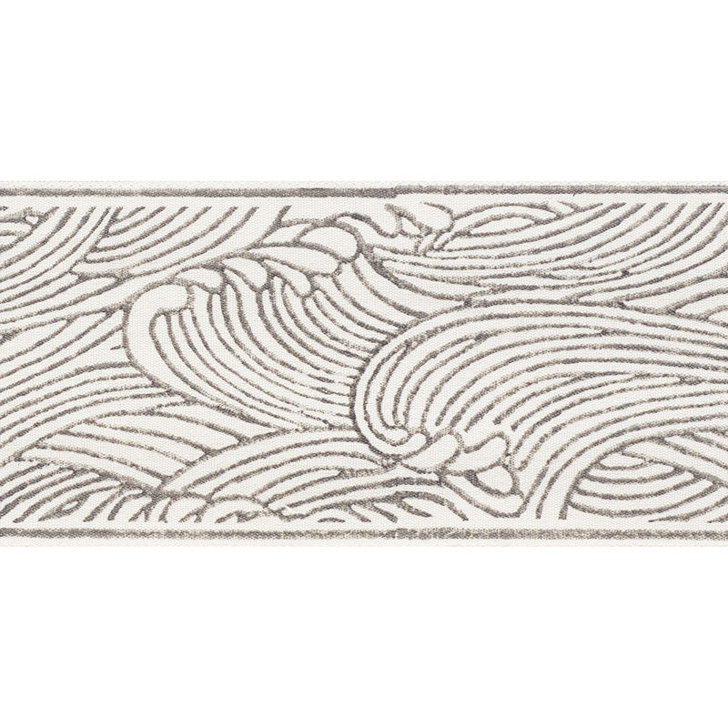 73721 | Umi Tape, Grey - Schumacher Fabric