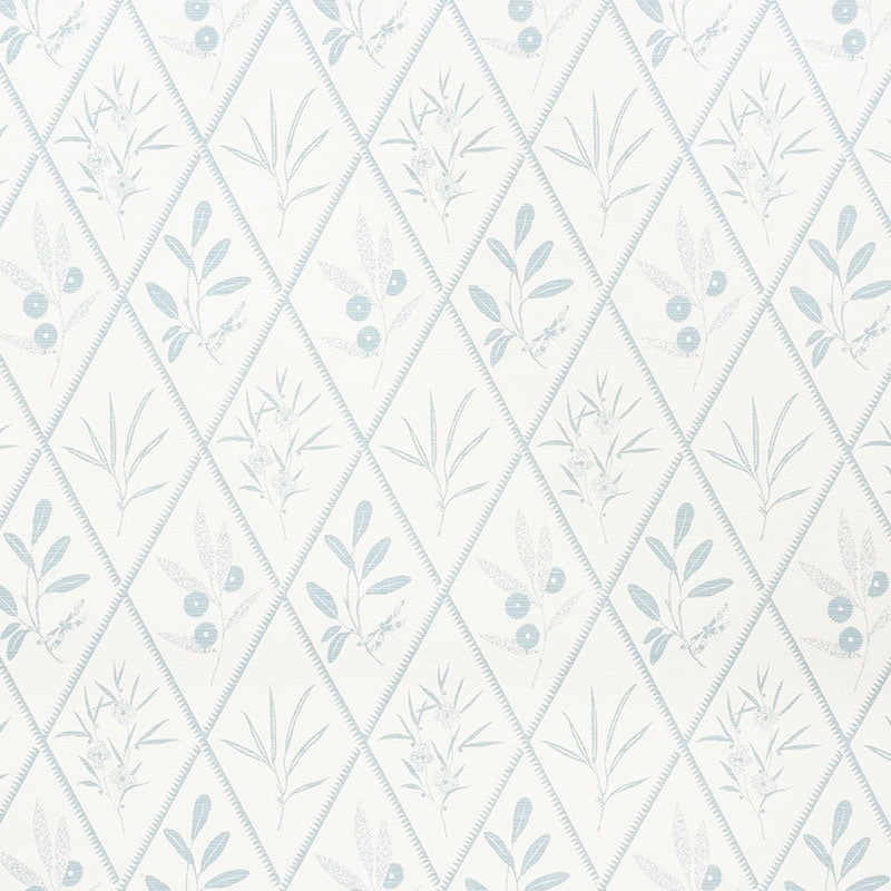 Purchase sample of 177640 Endimione, Sky by Schumacher Fabric