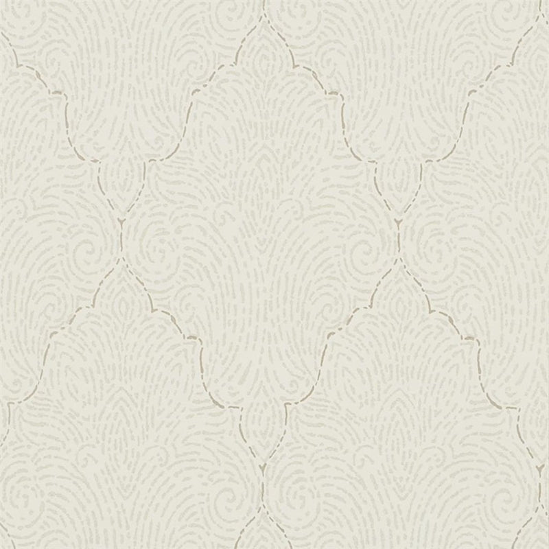 Sample PDG688-01 Basilica, Pearl by Designer Guild Wallpaper
