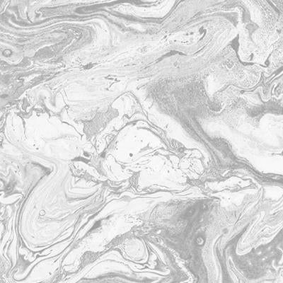 Search LN21003 Luxe Haven Faux Marble Calcutta & Metallic Silver by Lillian August Wallpaper