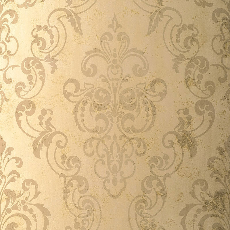 Order 529123 Giovan Damask Taupe Schumacher Wallpaper