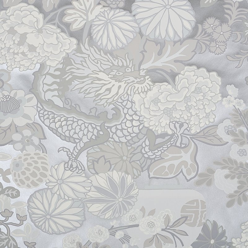 Search 5001068 Chiang Mai Dragon Limestone Schumacher Wallpaper