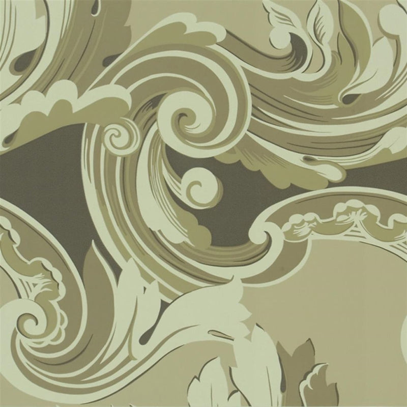 Sample P526-03 Euderlin, Cocoa by Designer Guild Wallpaper