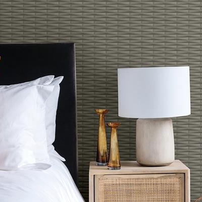 Search 2988-70006 Inlay Gator Brown Geometric Stripe Brown A-Street Prints Wallpaper