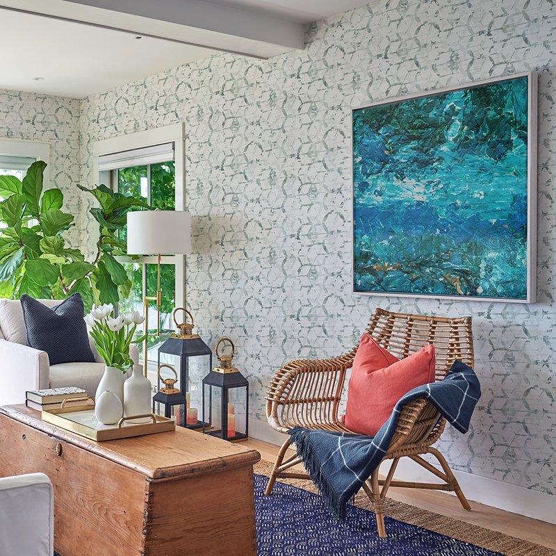 Select 2969-26042 Pacifica Augustine Slate Distressed Geometric Slate A-Street Prints Wallpaper