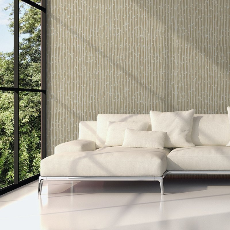 Acquire 5007521 Bamboo Gold Schumacher Wallpaper