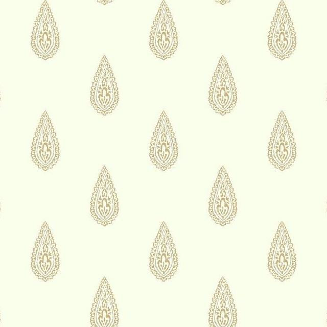 Select BH8326 Kashmir Luxury Teardrop color Off-White International by Antonina Vella Wallpaper