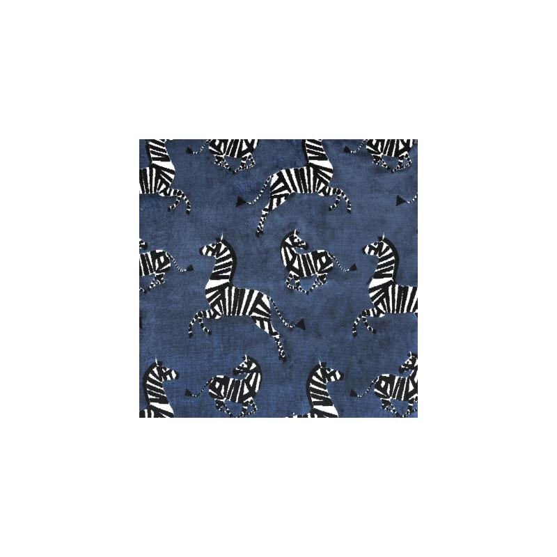 Save S3647 Sapphire Blue Animal/Skins Greenhouse Fabric