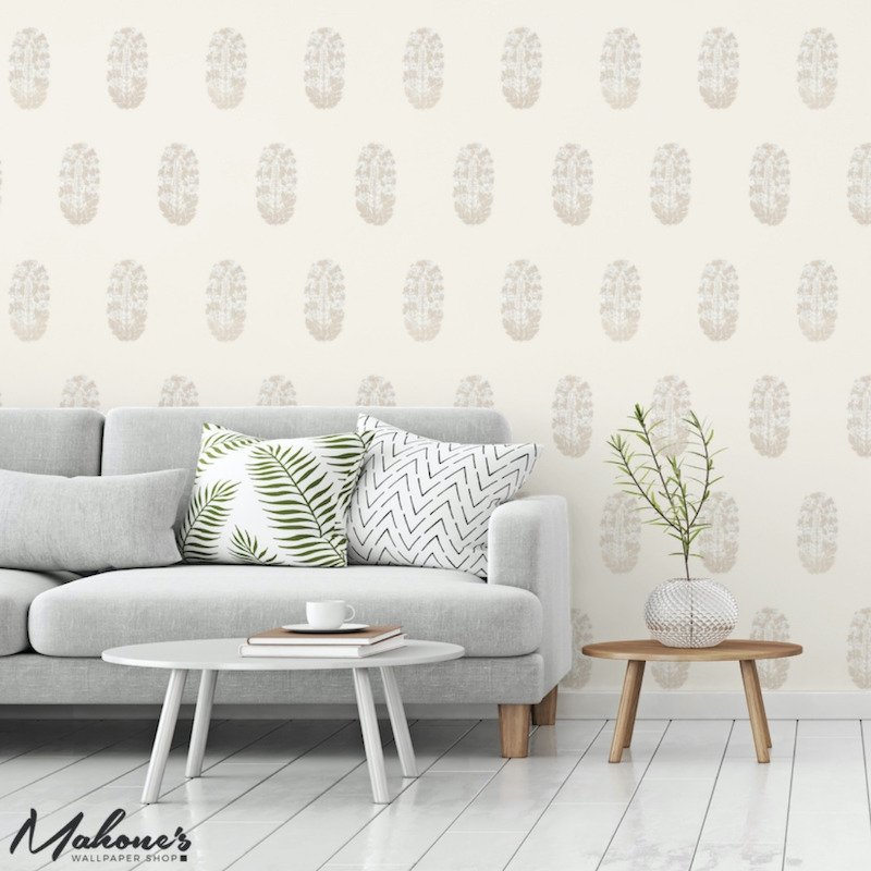 Buy 5005310 Askandra Flower Oyster Schumacher Wallpaper