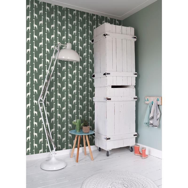 4060-139060 Fable Vivi Green Giraffe Wallpaper by Chesapeake,4060-139060 Fable Vivi Green Giraffe Wallpaper by Chesapeake2