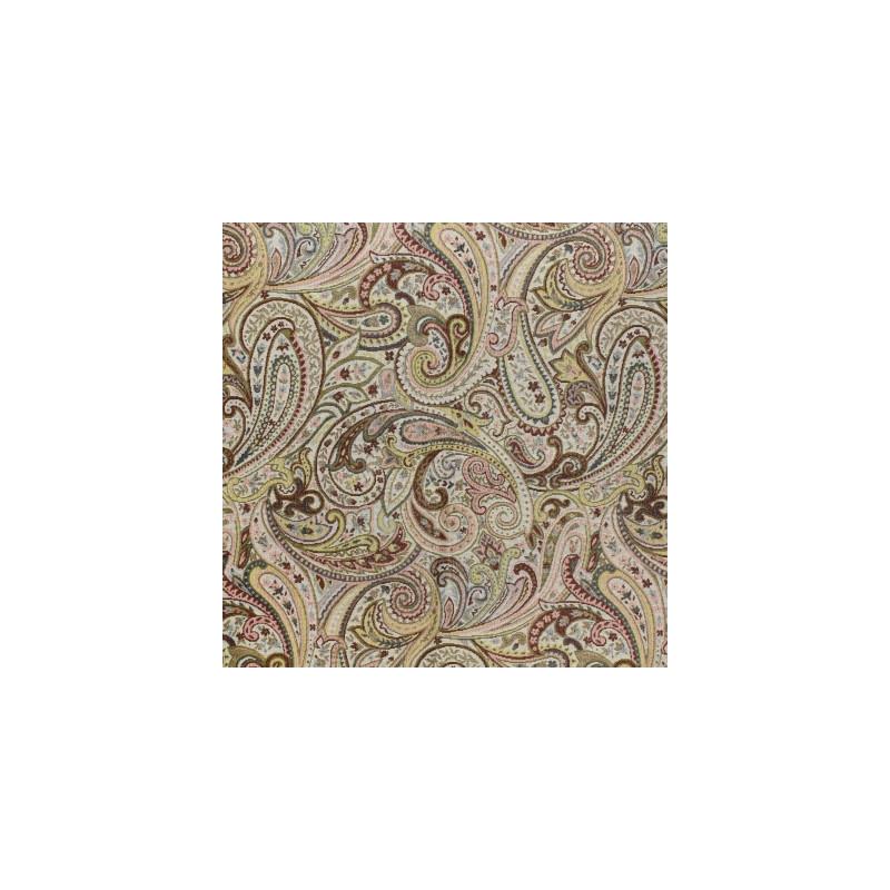 Buy F3462 Salmon Red Paisley Greenhouse Fabric
