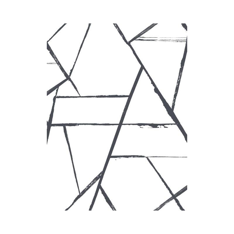 CC1295 Carol Benson-Cobb Signature Black Intersect Wallpaper by York Wallpaper