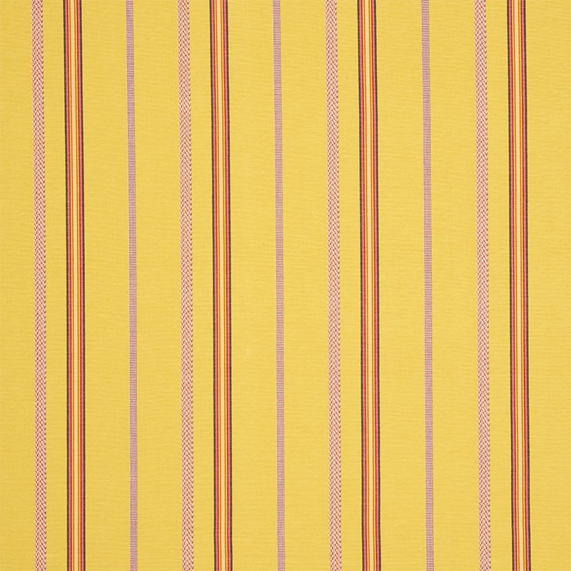 Purchase sample of 77452 Kayenta Stripe, Yellow by Schumacher Fabric