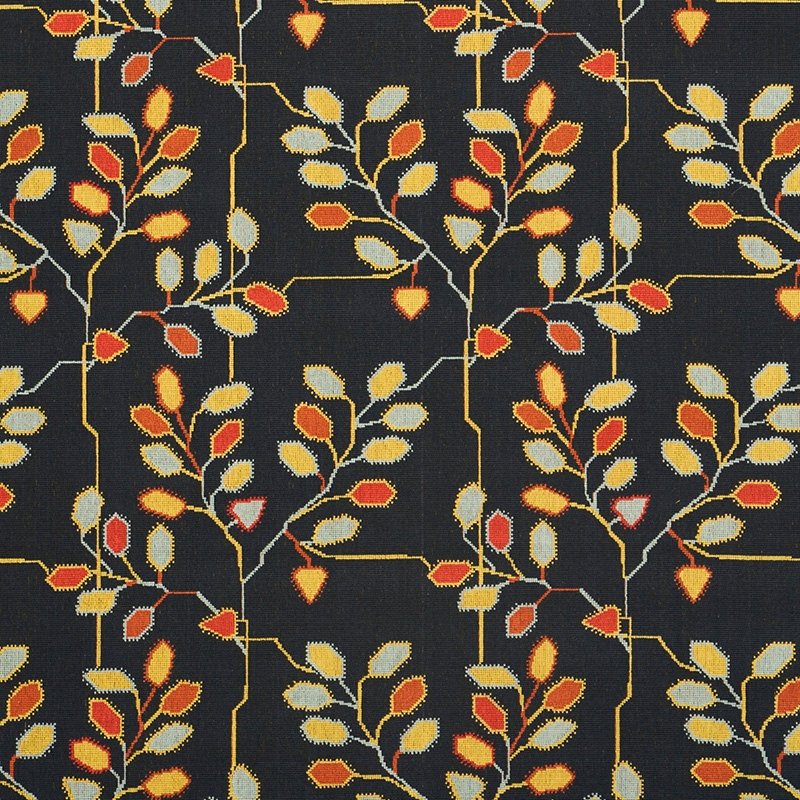 Purchase sample of 79512 Tumble Weed Epingle, Soot by Schumacher Fabric