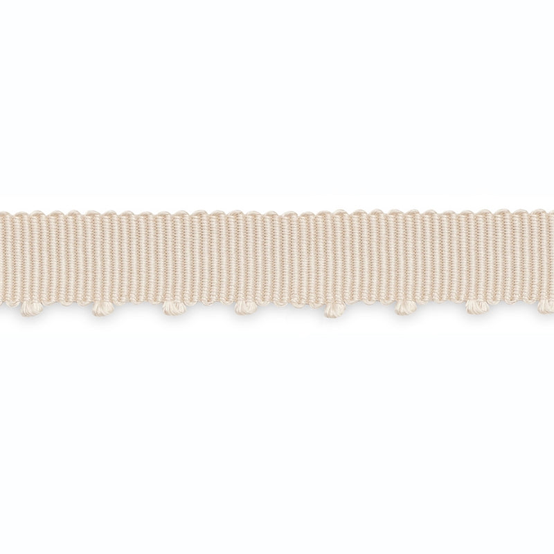 B109-1 | Amy Picot-Edge Grosgrain, Cream - Schumacher Fabric