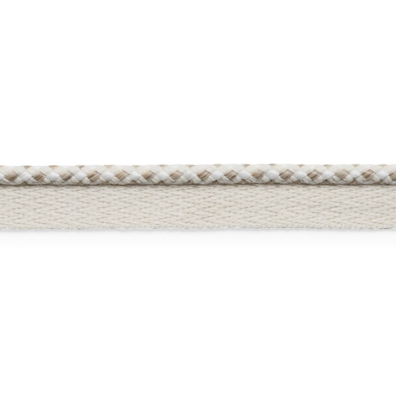 74900 | Keaton Lip Cord, Ivory - Schumacher Fabric
