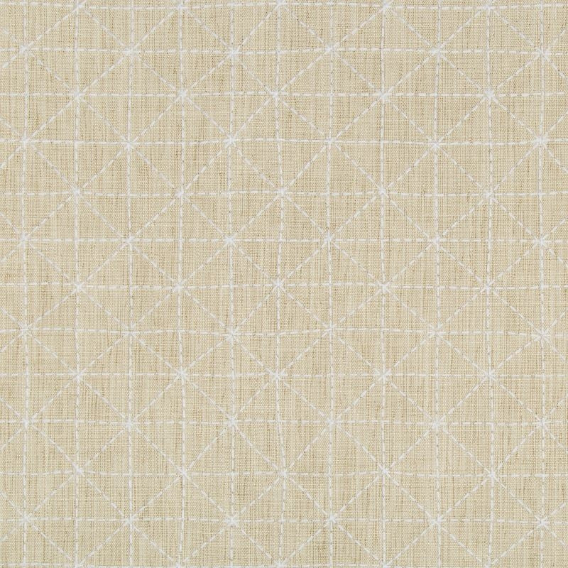 Save 35380.116.0 Appointed Papyrus Geometric Neutral by Kravet Design Fabric