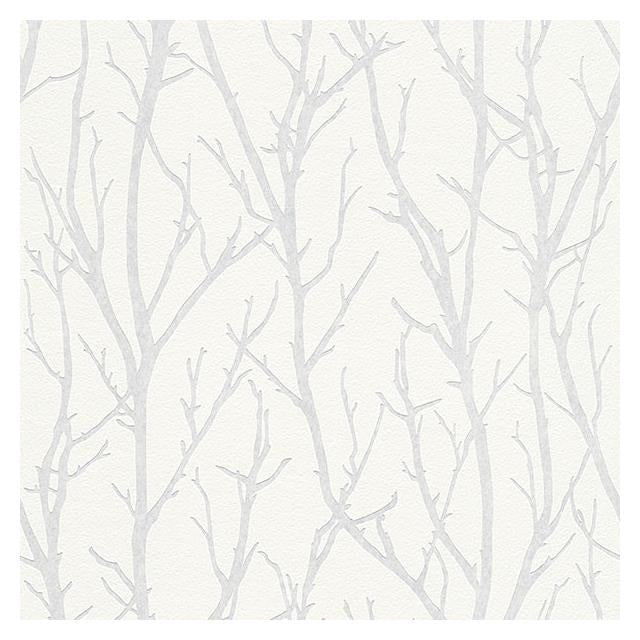 Save 4000-3210-15 PaintWorks Redford White Birch Paintable White Brewster Wallpaper