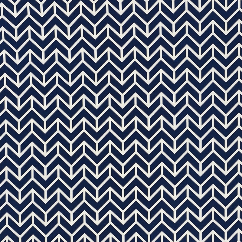 Purchase sample of 176692 Chevron, Navy by Schumacher Fabric