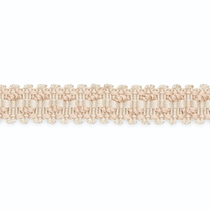 B159-2 | Roberta Braid, Ecru/Peche - Schumacher Fabric