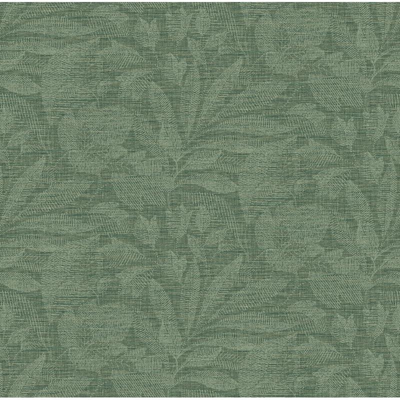 Find 2972-86154 Loom Lei Green Leaf Wallpaper Green A-Street Prints Wallpaper